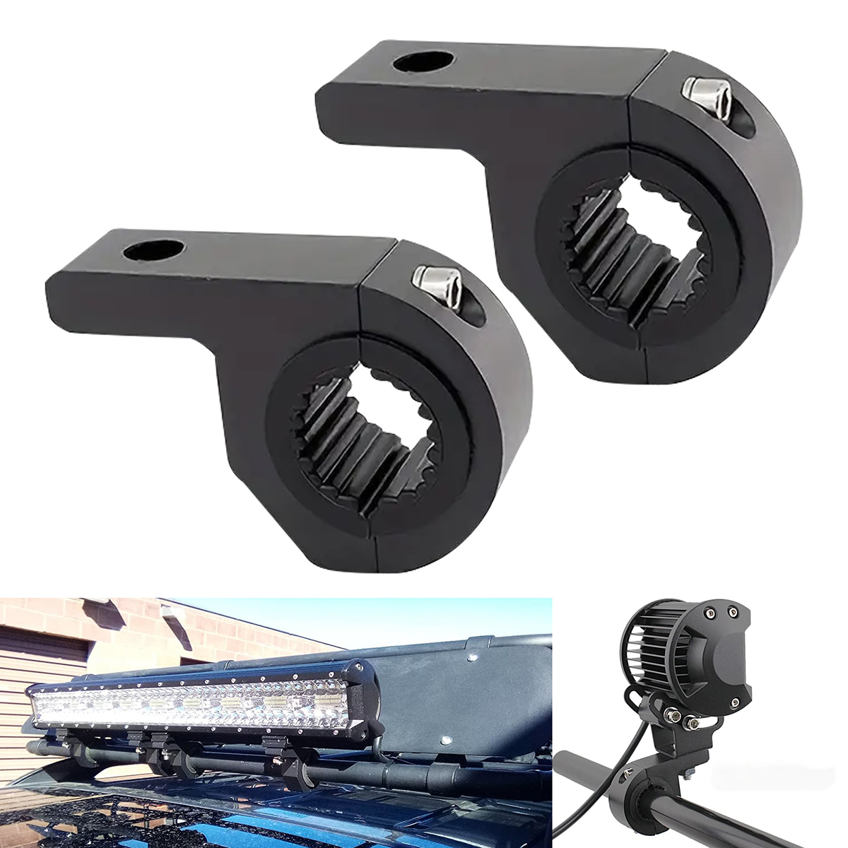 Led Assortment Kit - รถจักรยานยนต์ LED ไฟหน้า Clamps วงเล็บ 1