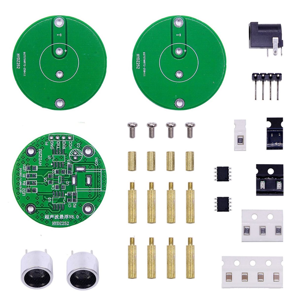Diy Electronics Project Kit - ชุดอุปกรณ์ลอยตัวด้วยคลื่นเสียง A40I DIY - ตัวควบคุมคลื่นนิ่ง 12V