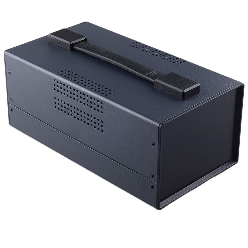 Diy Electronics Cabinet - 275x150x110 มม.เหล็กอิเล็กทรอนิกส์กล่อง DIY ตู้กล่องมือถือโลหะเดสก์ท็อปไฟฟ้าแผงกล่อง