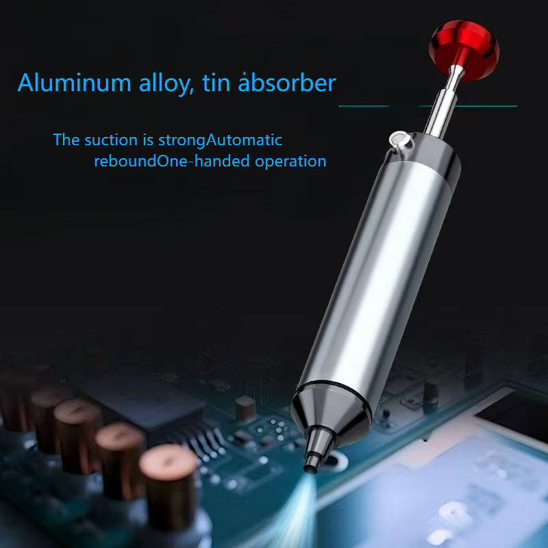 Desoldering Pump Solder - ปั๊มดูดตะกั่วอลูมิเนียมทรงพลัง ปืนดูดตะกั่ว ปากกาดูดตะกั่ว เครื่องดูดสูญญากาศ สำหรับงานซ่อมบัดกรี