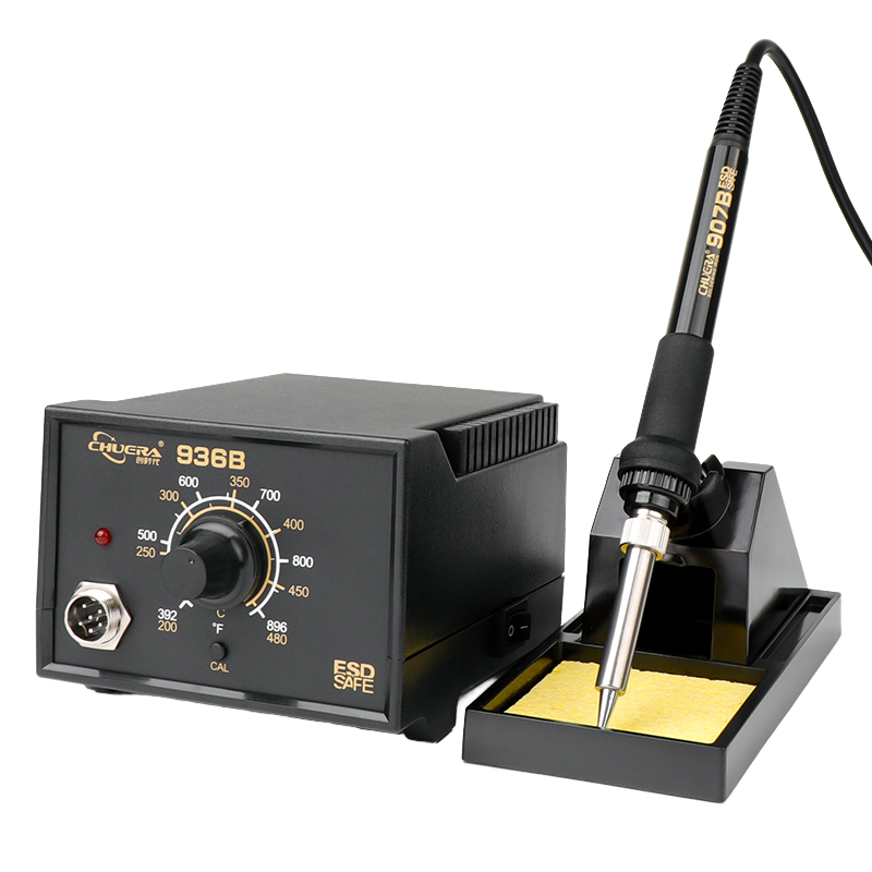 Soldering Iron Kit - สถานีบัดกรี 936B ชุดหัวแร้งบัดกรีแบบให้ความร้อนเร็ว สำหรับซ่อมโทรศัพท์มือถือ สถานีรีเวิร์ค BGA