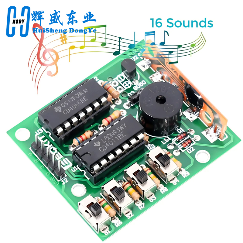 Diy Electronics Learning Kit - 16 เพลงเสียงกล่อง BOX-16 Board 16-Tone โมดูลอิเล็กทรอนิกส์