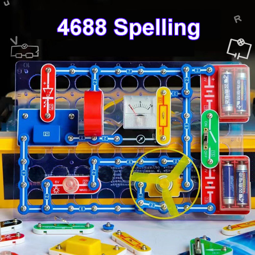 Diy Electronics Circuits - ชุดสำรวจวงจรฟิสิกส์ประกอบชิ้นส่วนอิเล็กทรอนิกส์วิทยาศาสตร์อิเล็กทรอนิกส์สำหรับเด็ก