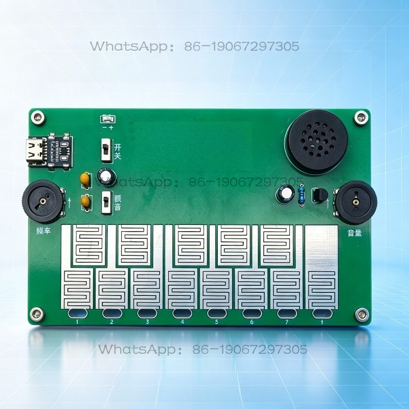 Diy Electronics Course - ชุดอุปกรณ์ฝึกซ้อมการเชื่อมสำหรับการออกแบบหลักสูตร DIY เครื่องดนตรีอิเล็กทรอนิกส์ Touch Piano Touch
