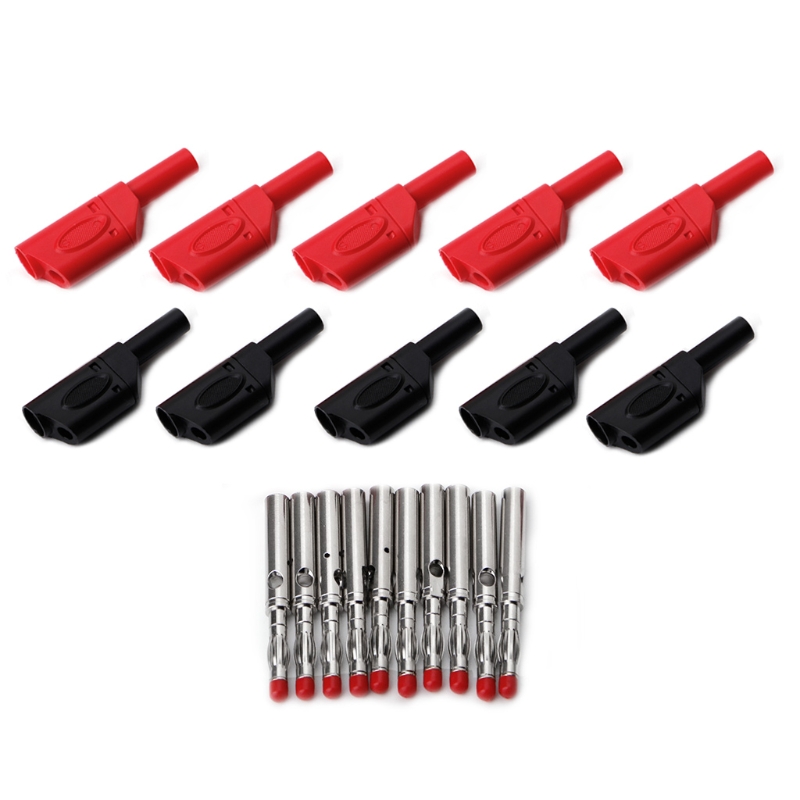 Soldering Iron Kit - 10 ชุด 4 มม.ชาย Sheath Stackable