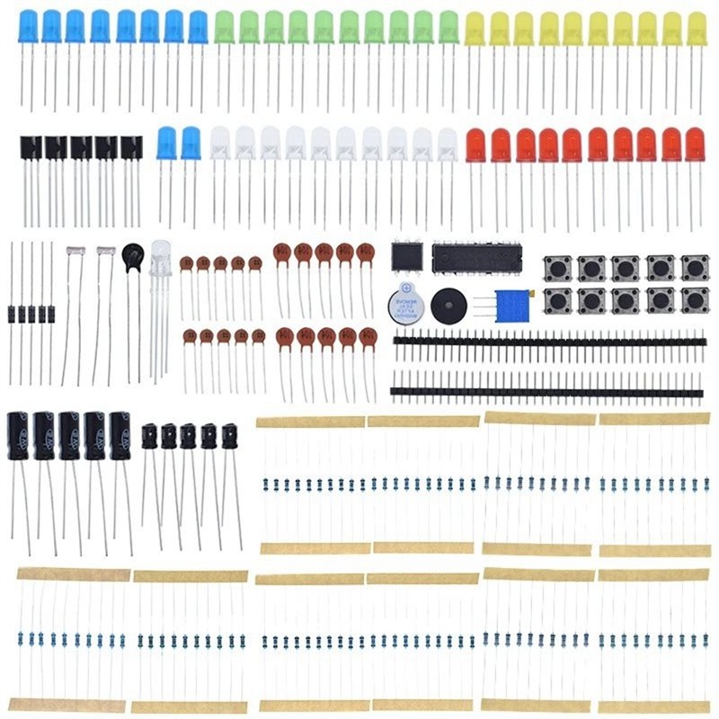Diy Electronics Starter Kit - ชุดอุปกรณ์เริ่มต้นพื้นฐานสำหรับงานอิเล็กทรอนิกส์ DIY รุ่นใหม่ปี 2026 สำหรับ Arduino