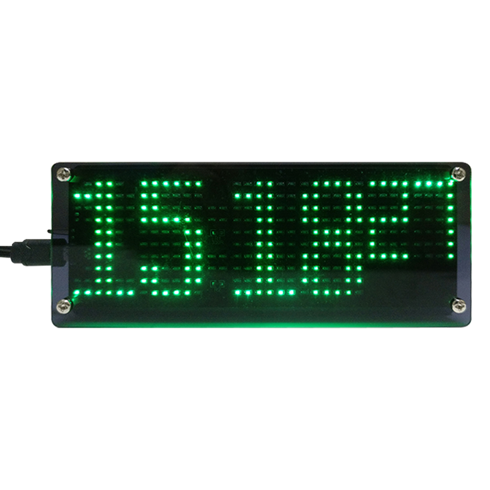 Diy Electronics Learning Kit - DIY Digital Dot Matrix นาฬิกาชุดอิเล็กทรอนิกส์ LED
