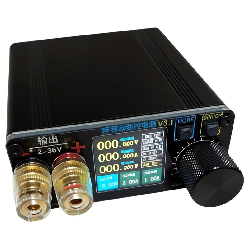 Diy Electronics Lab - A25I-แหล่งจ่ายไฟแบบพกพาปรับได้ V3.1-แหล่งจ่ายไฟกระแสตรงแบบปรับแรงดันได้สำหรับซ่อมอุปกรณ์อิเล็กทรอนิกส์ ห้องปฏิบัติการ และงาน DIY