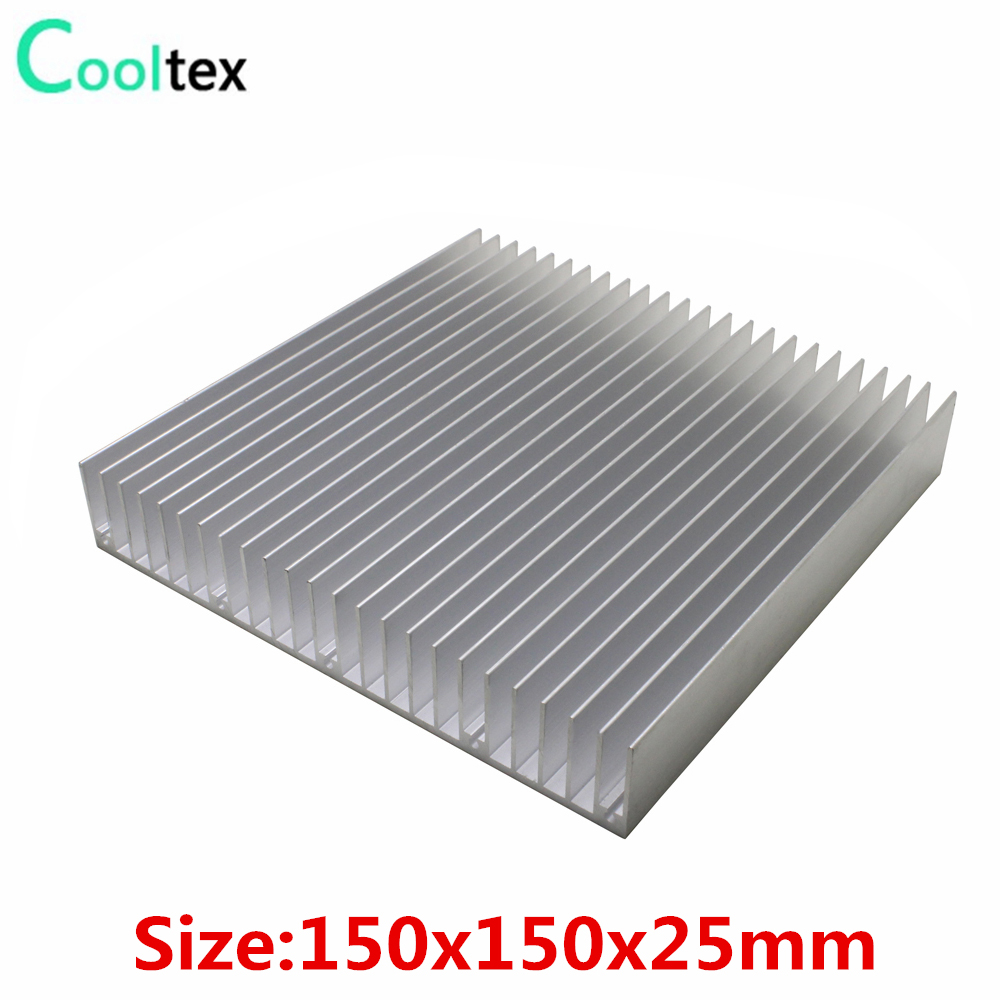 Diy Electronics Circuits - 150x150x25 มิลลิเมตร DIY อลูมิเนียมฮีทซิงค์ฮีทซิงค์หม้อน้ำ cooling cooler