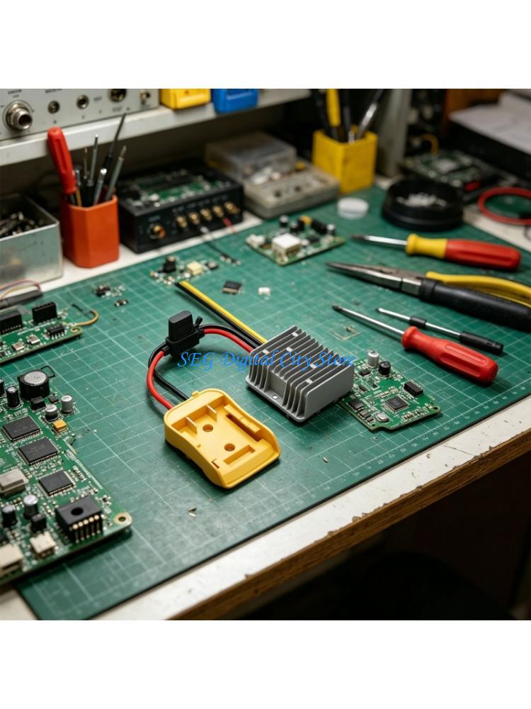 Diy Electronics Bench - U75B แบตเตอรี่อะแดปเตอร์แปลงโมดูลสำหรับ DIY 12V การตั้งค่า 20A