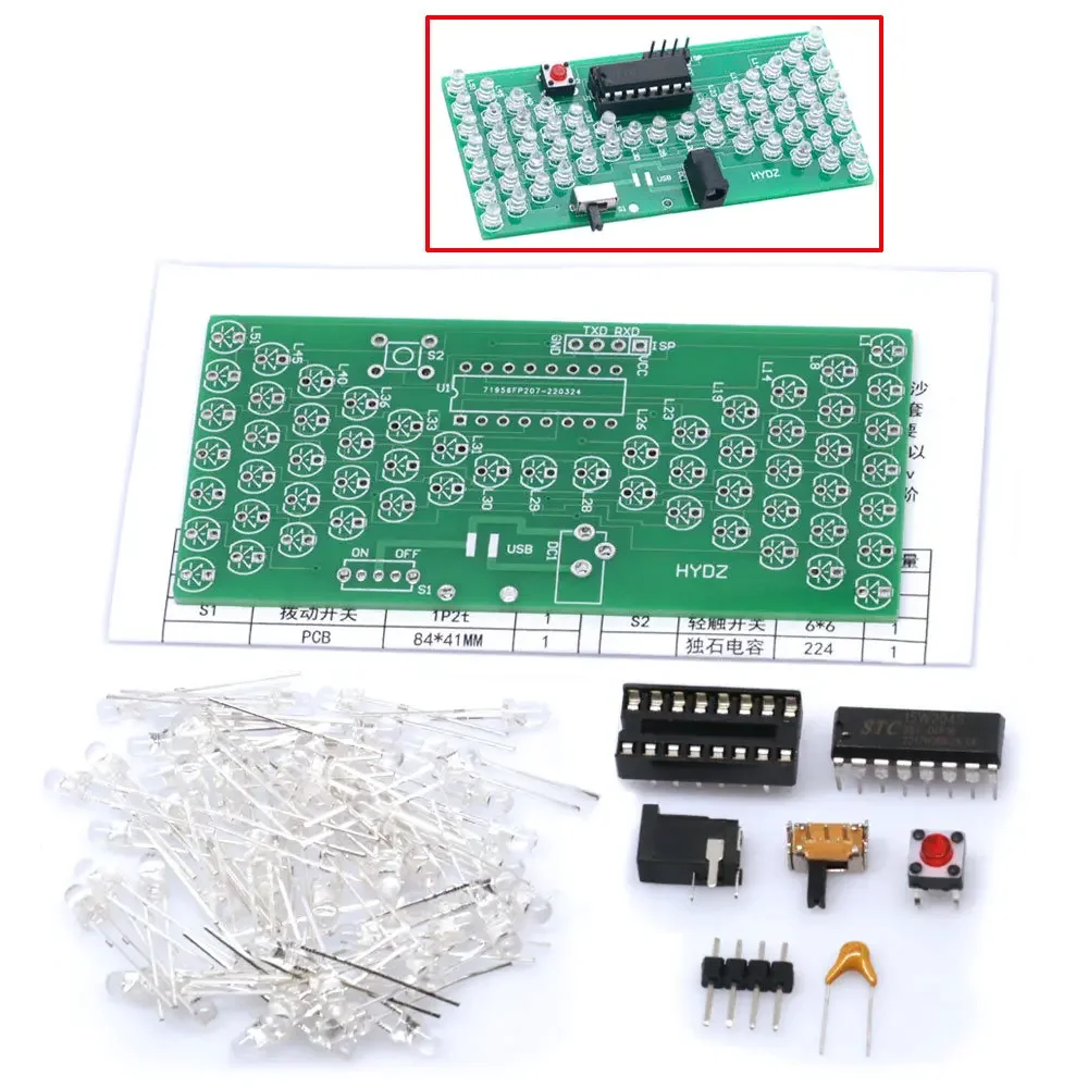 Diy Electronics Projects For Beginners - ชุด DIY นาฬิกาทรายอิเล็กทรอนิกส์ 5V - โครงการไฟ
