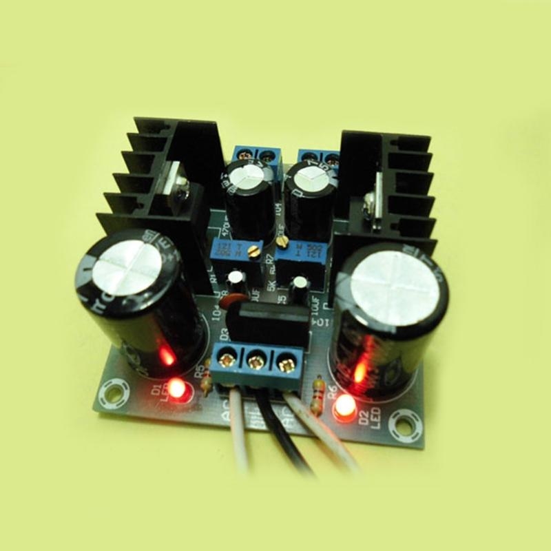 Diy Electronics Parts - Fused LM317+LM337 บวกลบ Dual Card Power