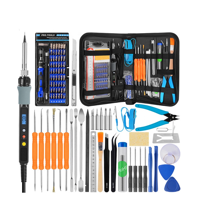 ชุดเครื่องมือหัวแร้งบัดกรีไฟฟ้ - Soldering Iron Kit บทวิจารณ์และราคา