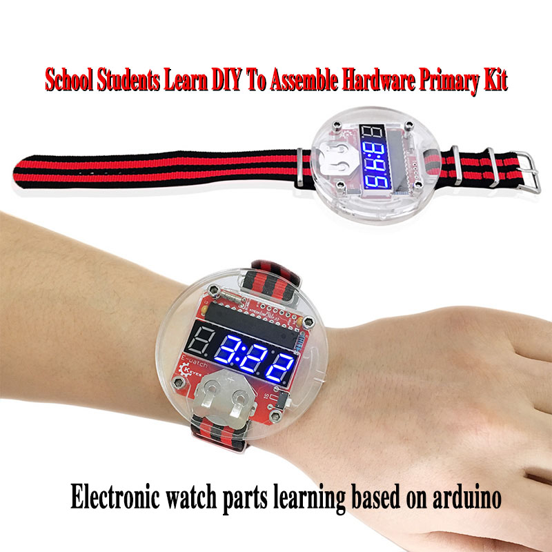 ชิปเดี่ยว LED ชุดนาฬิกา DIY Bi - Diy Electronics Parts บทวิจารณ์และราคา