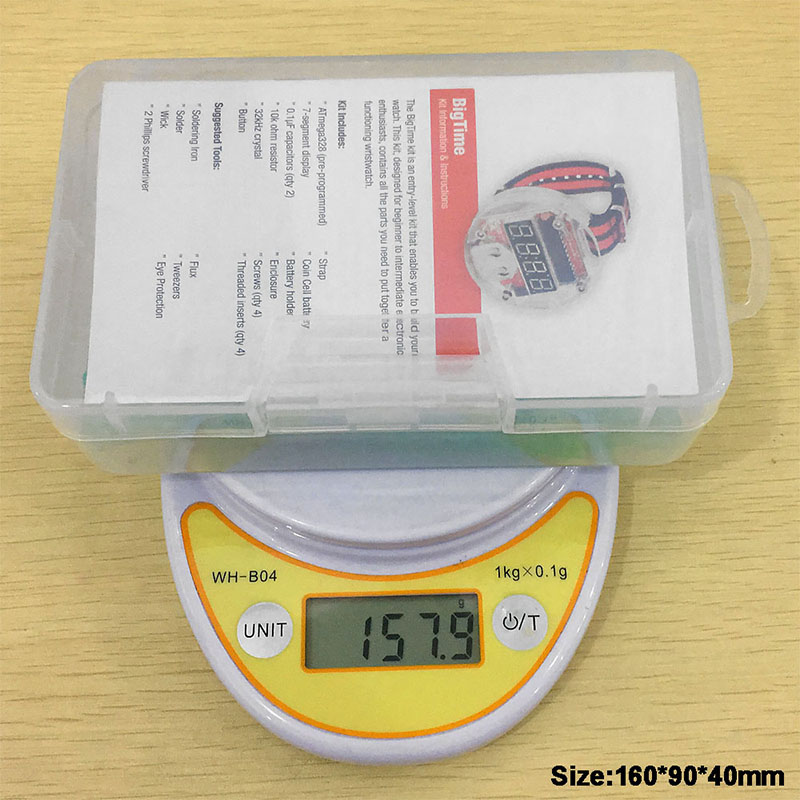 ชิปเดี่ยว LED ชุดนาฬิกา DIY Bi - Diy Electronics Parts บทวิจารณ์และราคา