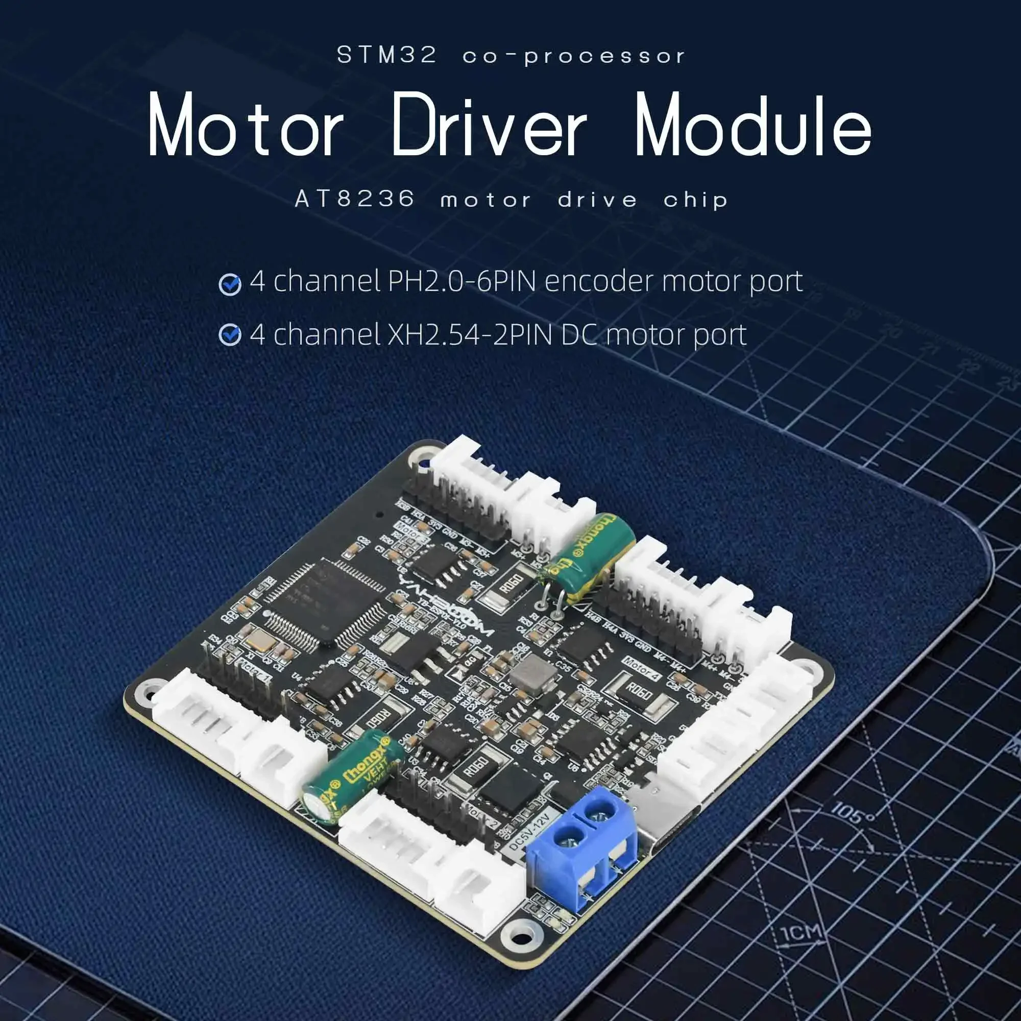 โมดูลควบคุมมอเตอร์ 4 ช่อง Yahb - Diy Electronics Circuits บทวิจารณ์และราคา