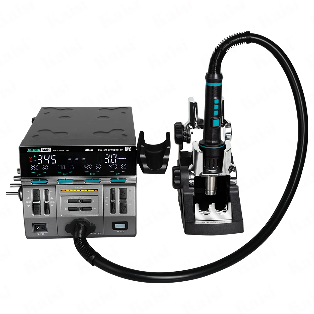 สถานีรีเวิร์ค SUGON 8650 ปืนเป - Hot Air Rework Station บทวิจารณ์และราคา