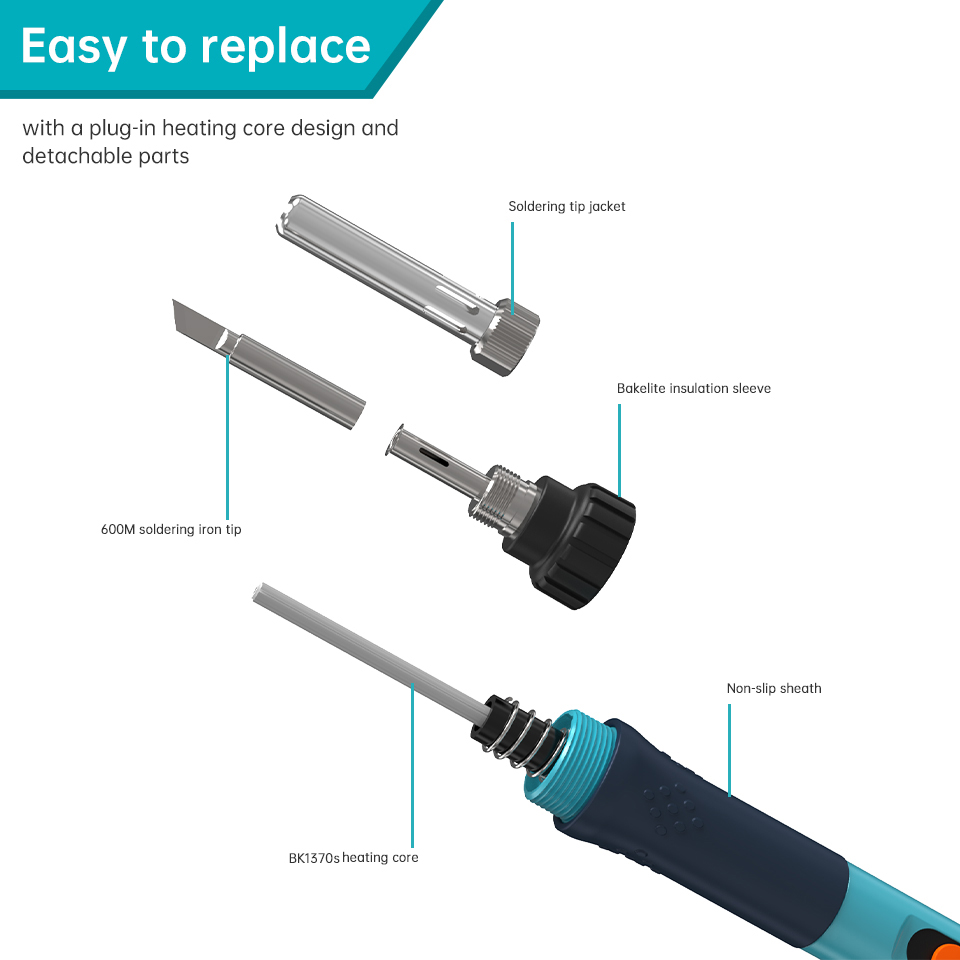 ชุดหัวแร้งบัดกรี Bakon 90W ปรั - Soldering Iron Kit บทวิจารณ์และราคา