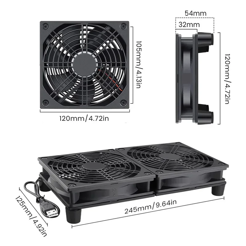 พัดลมระบายความร้อนสำหรับเราเตอ - Diy Electronics Box บทวิจารณ์และราคา
