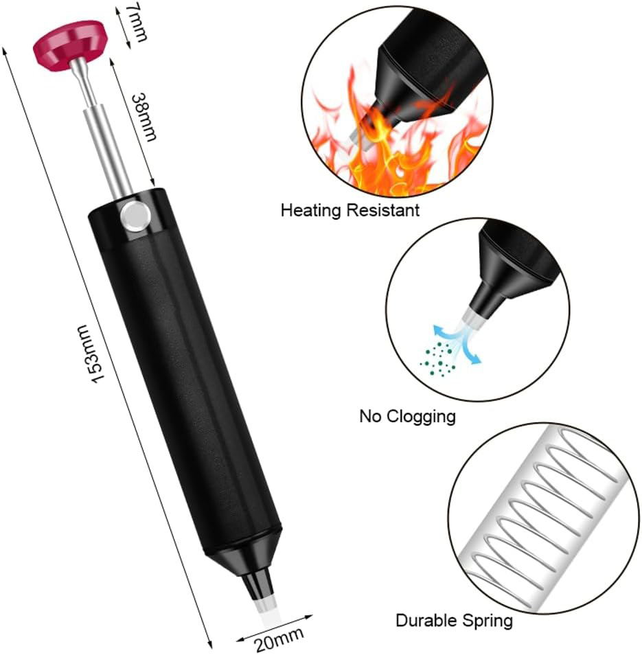 เครื่องดูดตะกั่วแบบไม่ติดขัด,  - Desoldering Pump Solder บทวิจารณ์และราคา
