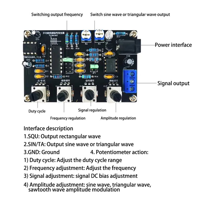 โมดูลเครื่องกำเนิดสัญญาณ A76I- - Diy Elektronik บทวิจารณ์และราคา