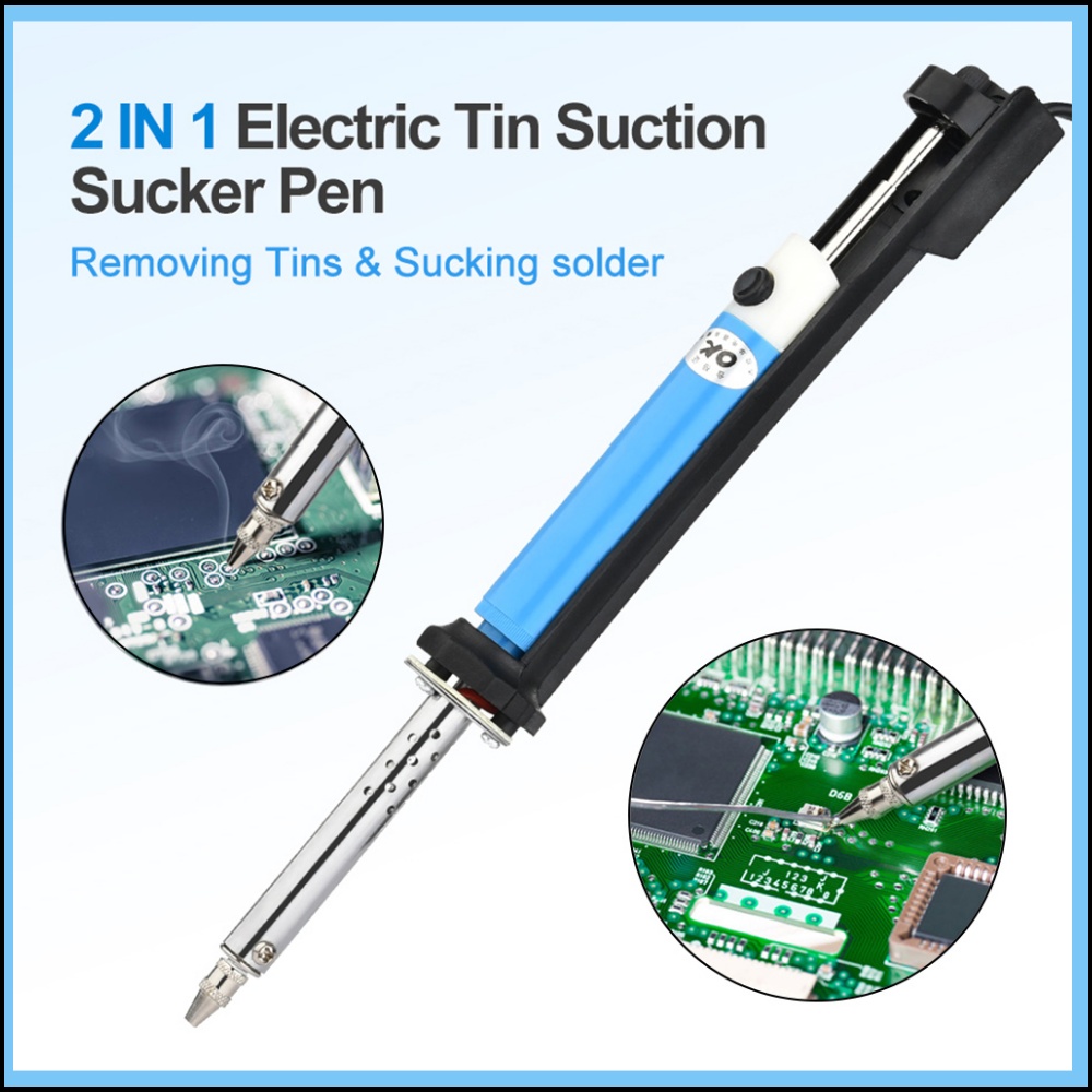 ปากกาดูดตะกั่วไฟฟ้า 2 in 1 พร้ - Desoldering Pump Solder บทวิจารณ์และราคา