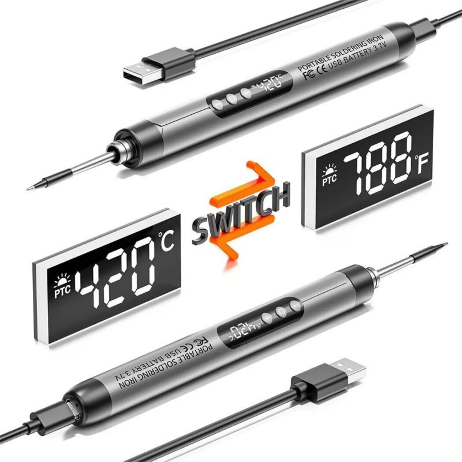 หัวแร้งบัดกรีขนาดเล็กแบบชาร์จไ - Diy Electronics Lab บทวิจารณ์และราคา