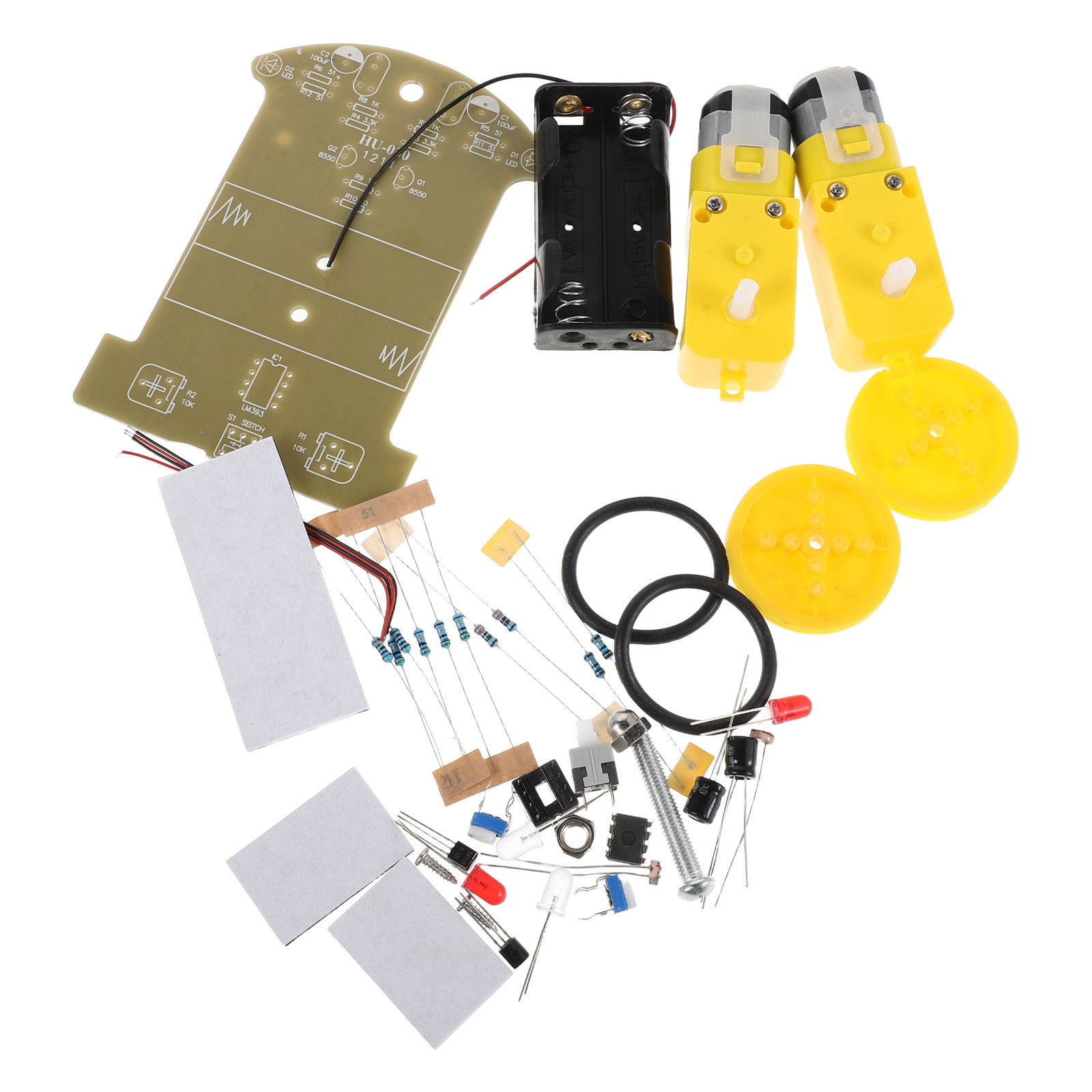 ชุดรถหุ่นยนต์ติดตามเส้น 1 ชุดส - Diy Electronics Learning Kit บทวิจารณ์และราคา