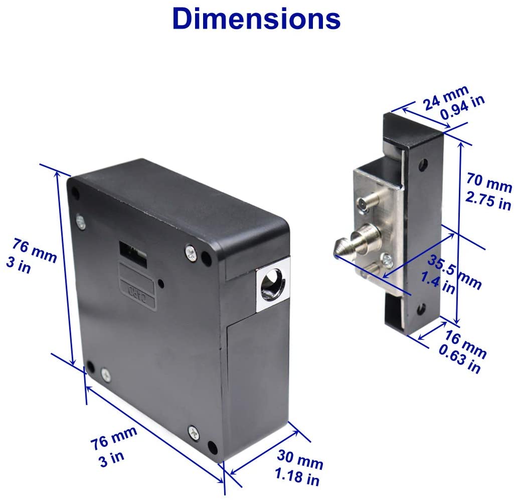 อิเล็กทรอนิกส์รหัสผ่านล็อคปุ่ม - Diy Electronics Cabinet บทวิจารณ์และราคา