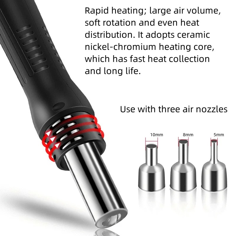 8898‑1 ชุดเครื่องบัดกรี 2-in-1 - Hot Air Rework Station บทวิจารณ์และราคา