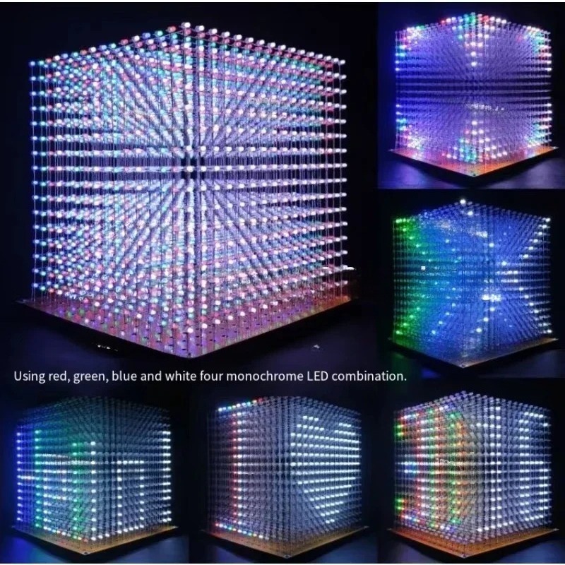 ชุดคิท 3D16mini Light Cube ขนา - Diy Electronics Parts บทวิจารณ์และราคา