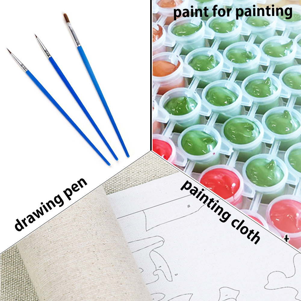 ชุดระบายสีตามตัวเลขสำหรับผู้หญ - Diy Elektronik บทวิจารณ์และราคา