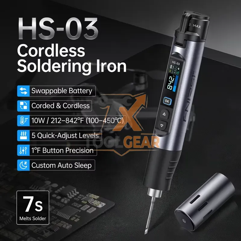 ชุดหัวแร้งบัดกรีไร้สาย HS-03 ร - Soldering Iron Kit บทวิจารณ์และราคา