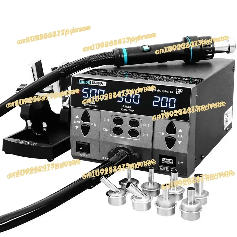 สถานีบัดกรีซ่อมแซมแบบดิจิตอลพร - Hot Air Rework Station บทวิจารณ์และราคา
