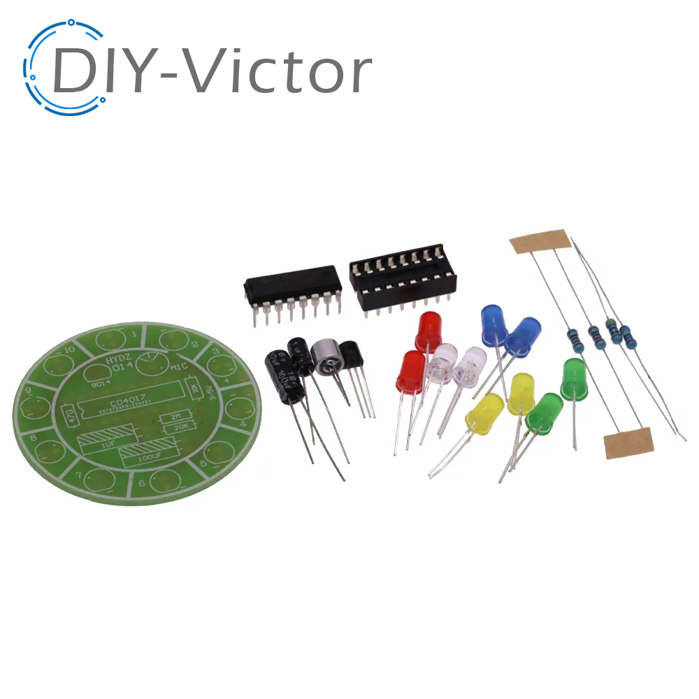ชุดไฟแอลอีดีหมุนได้ควบคุมด้วยเ - Diy Electronics Lab บทวิจารณ์และราคา