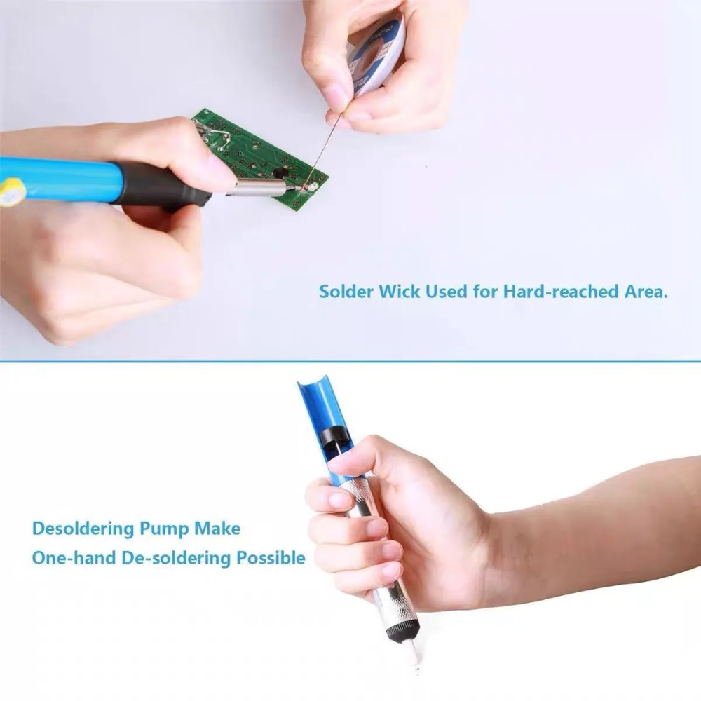 อลูมิเนียม Desoldering ปั๊มสูญ - Desoldering Pump Solder บทวิจารณ์และราคา