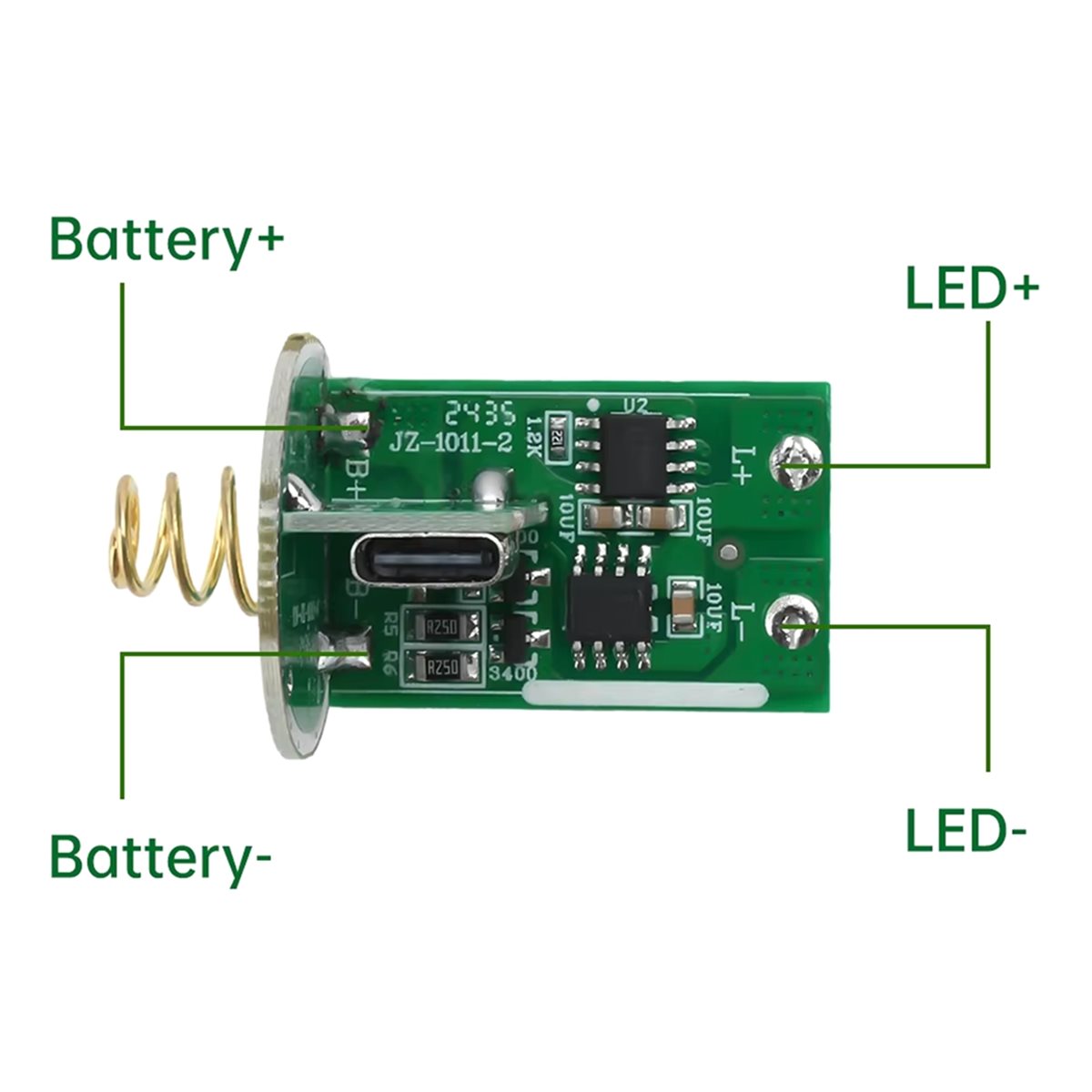 SWXF 2 ชิ้น 3-4.2V ไฟฉายไฟฟ้า  - Diy Electronics Circuits บทวิจารณ์และราคา