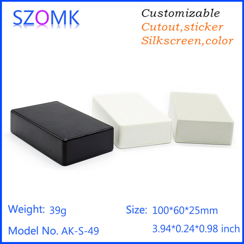 4 ชิ้น 100*60*25 มม.พลาสติกเคร - Diy Electronics Cabinet บทวิจารณ์และราคา