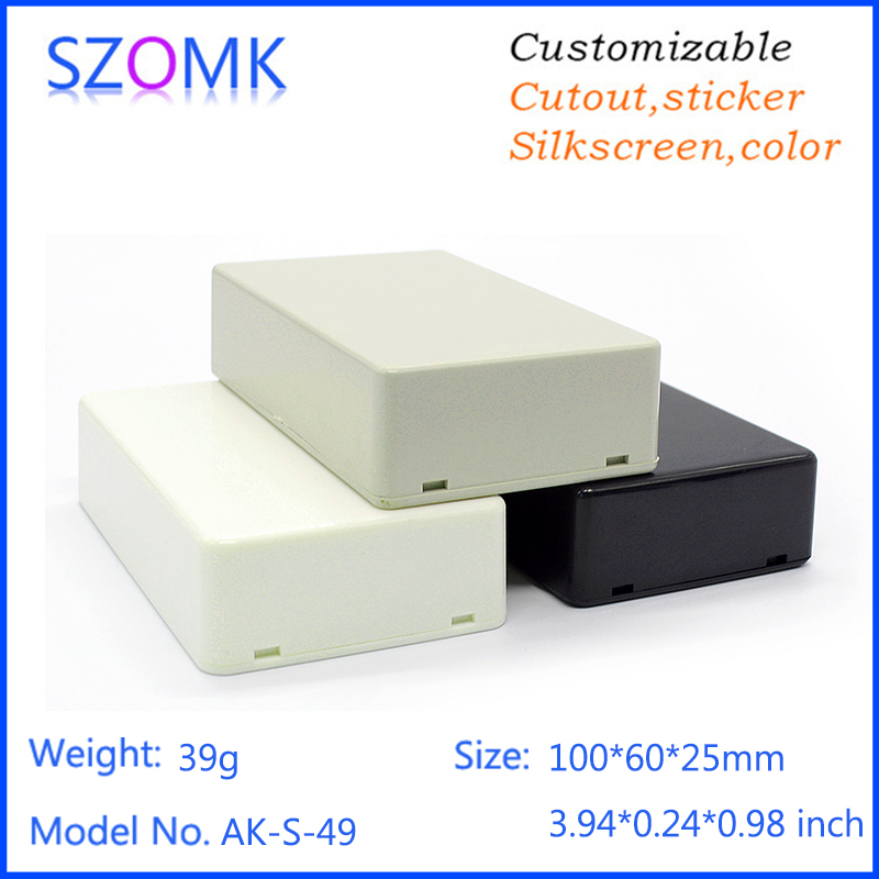 4 ชิ้น 100*60*25 มม.พลาสติกเคร - Diy Electronics Cabinet บทวิจารณ์และราคา