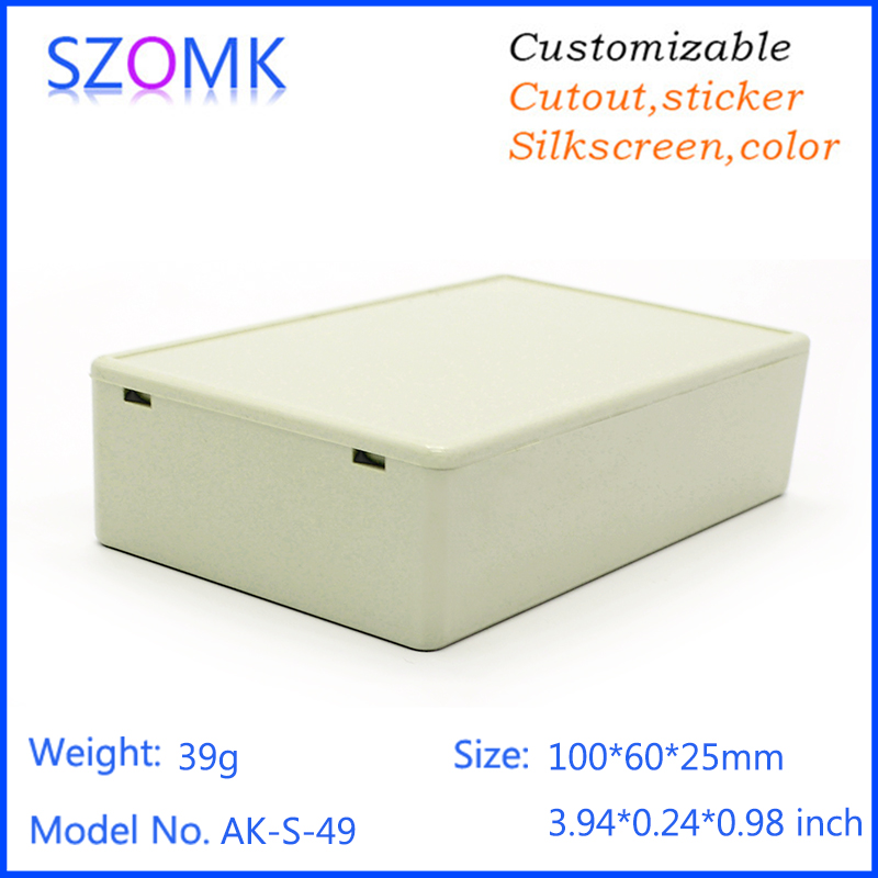 4 ชิ้น 100*60*25 มม.พลาสติกเคร - Diy Electronics Cabinet บทวิจารณ์และราคา