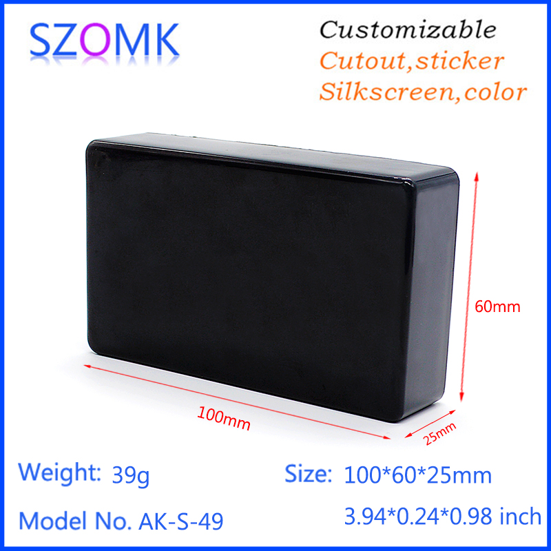 4 ชิ้น 100*60*25 มม.พลาสติกเคร - Diy Electronics Cabinet บทวิจารณ์และราคา