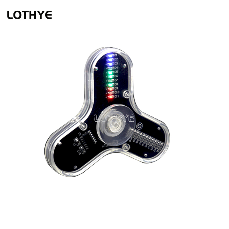 LED Fidget Spinner ผลิตลําโพงบ - Diy Electronics Parts บทวิจารณ์และราคา