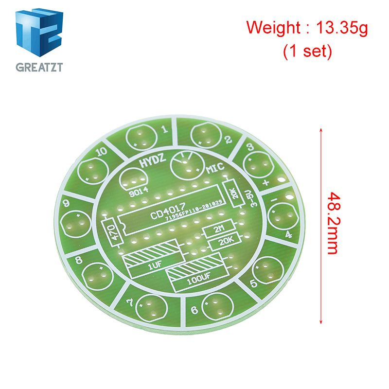 GREATZT CD4017 ชุดไฟ LED หมุนไ - Diy Electronics Lab บทวิจารณ์และราคา