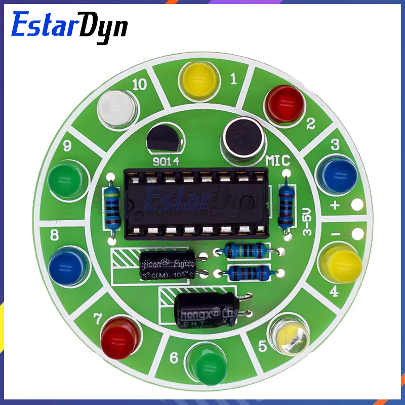 Estardyn CD4017 การควบคุมเสียง - Diy Electronics Lab บทวิจารณ์และราคา