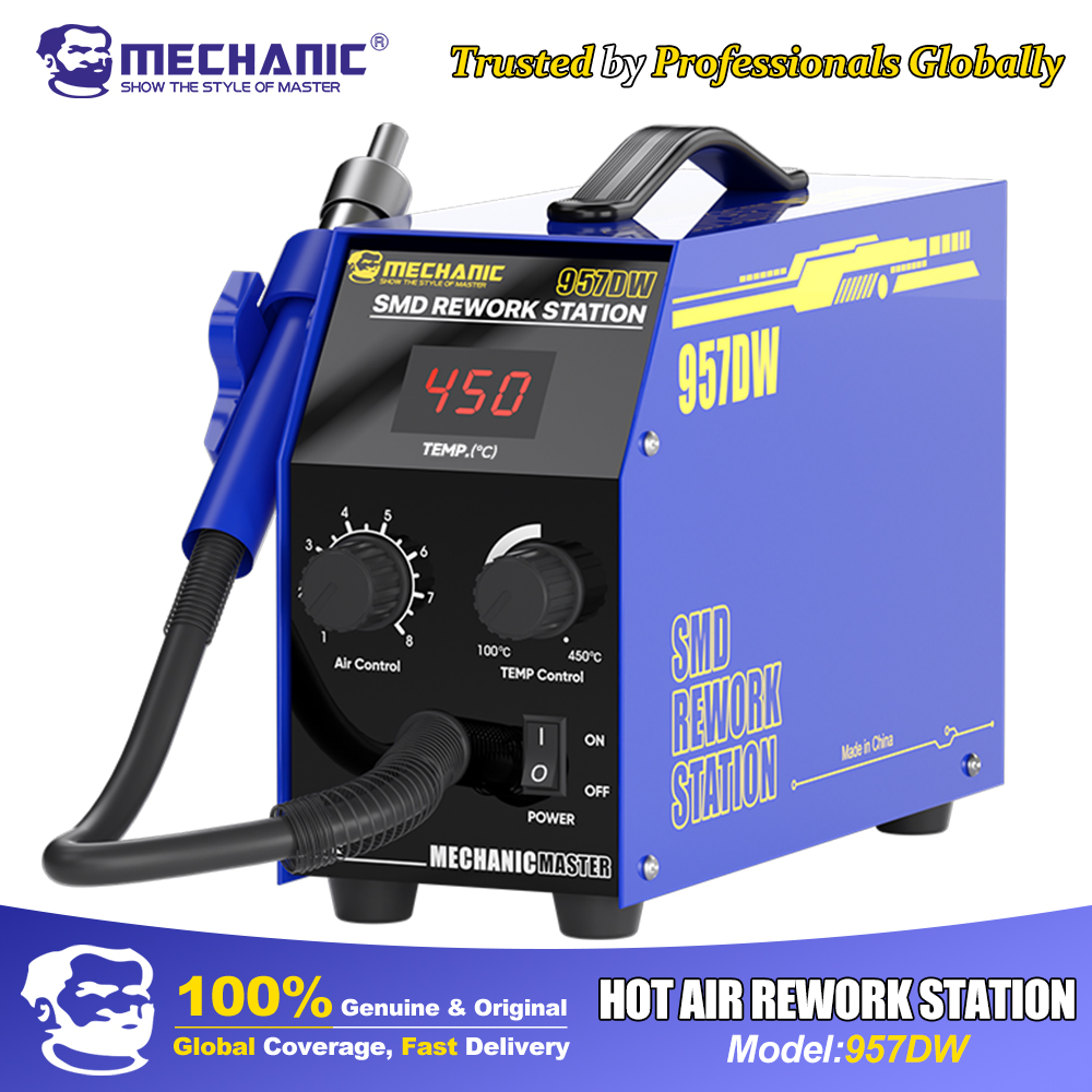 สถานีรีเวิร์คแบบลมร้อน MECHANI - Hot Air Rework Station บทวิจารณ์และราคา