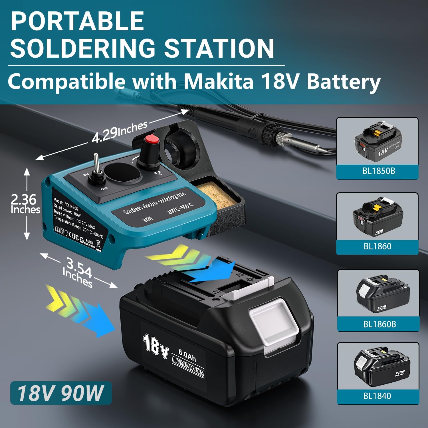 ชุดหัวแร้งบัดกรีไร้สาย LED ดิจ - Soldering Iron Kit บทวิจารณ์และราคา