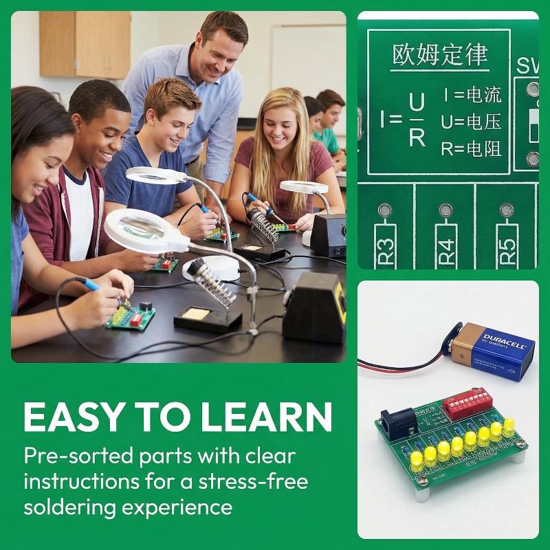 ชุดฝึกหัดการบัดกรีอิเล็กทรอนิก - Diy Electronics Lab บทวิจารณ์และราคา