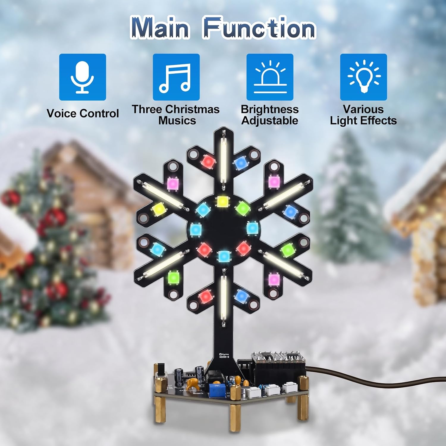 ชุดฝึกบัดกรีไฟ LED ควบคุมด้วยเ - Diy Electronics Learning Kit บทวิจารณ์และราคา