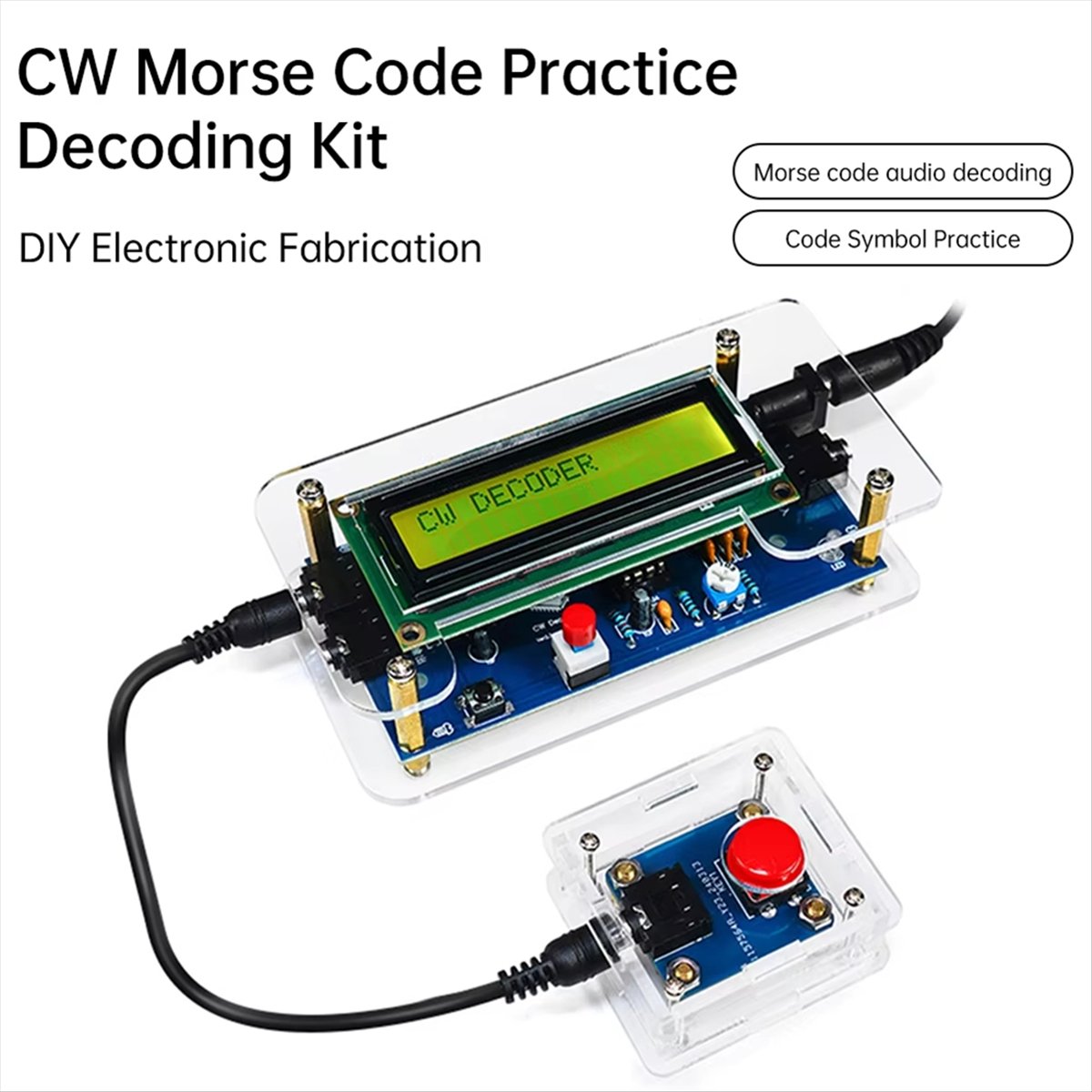 ชุดคิทประกอบวงจรถอดรหัสมอร์ส H - Diy Electronics Circuits บทวิจารณ์และราคา