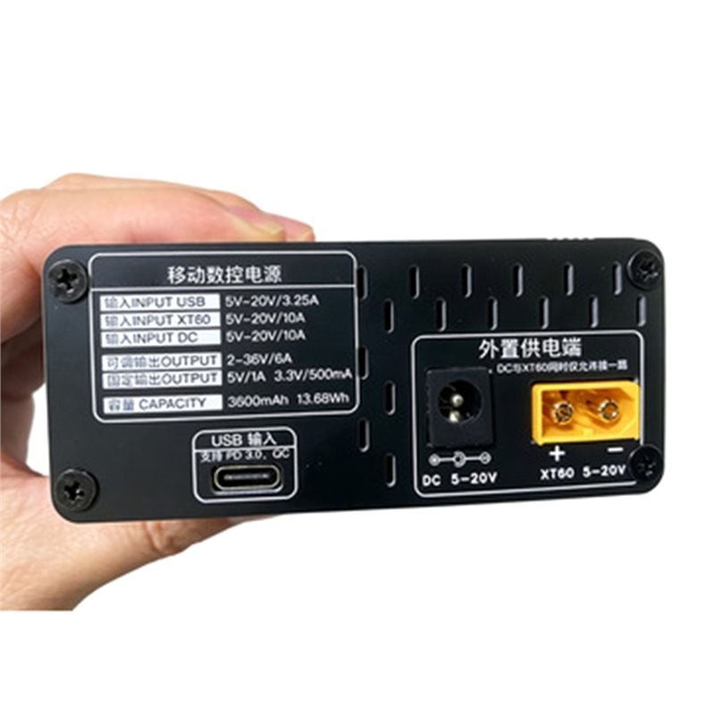 A25I-แหล่งจ่ายไฟแบบพกพาปรับได้ - Diy Electronics Lab บทวิจารณ์และราคา